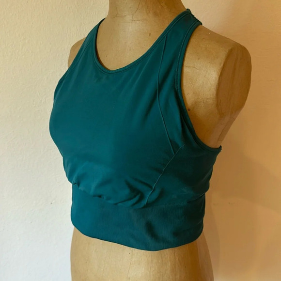 Lululemon sz 10  Ebb to Train Bra Laguna great pre owned condition - Picture 4 of 13